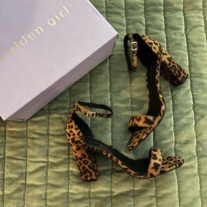 Madden Girl leopard sandals